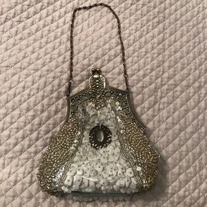 NWOT Beaded mini bag